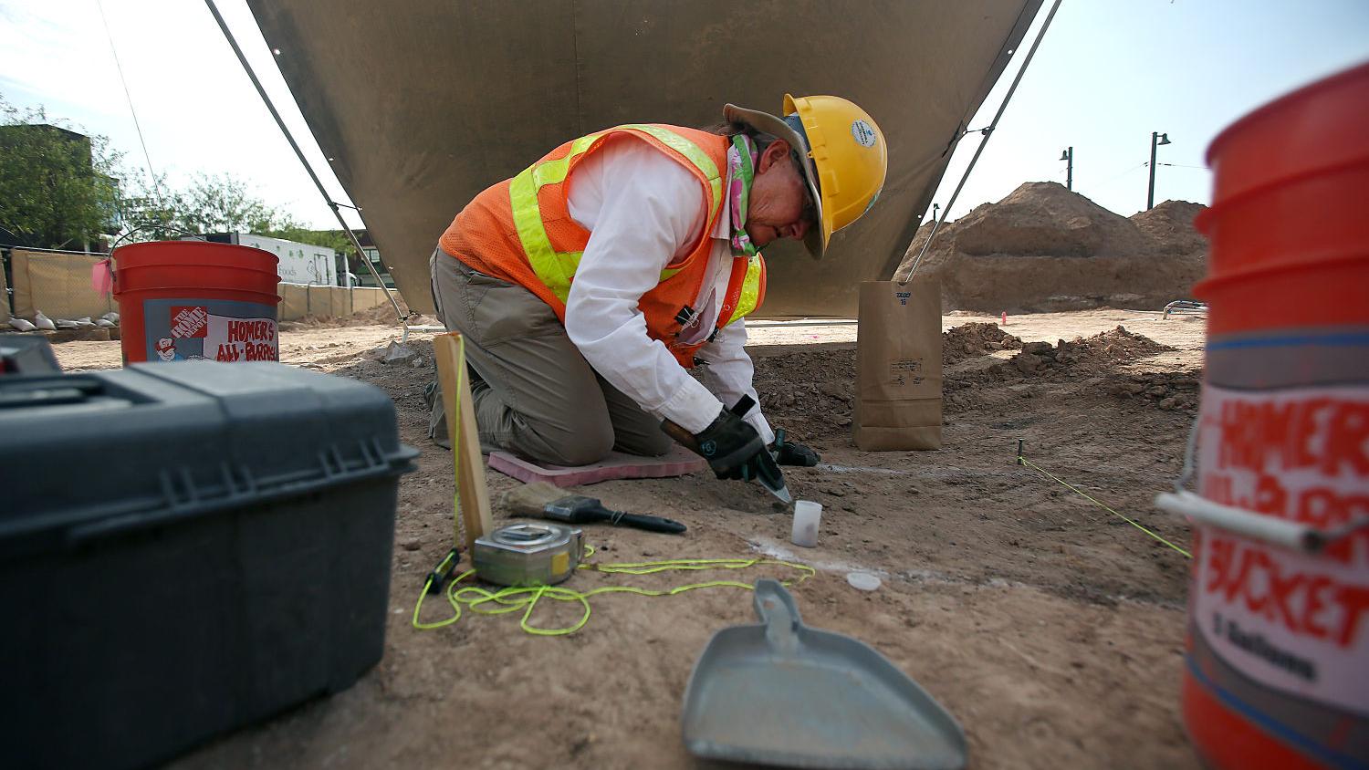 Photos: Archaeological dig at downtown Tucson hotel site